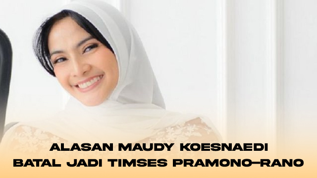 Alasan Maudy Koesnaedi Batal Jadi Timses Pramono-Rano